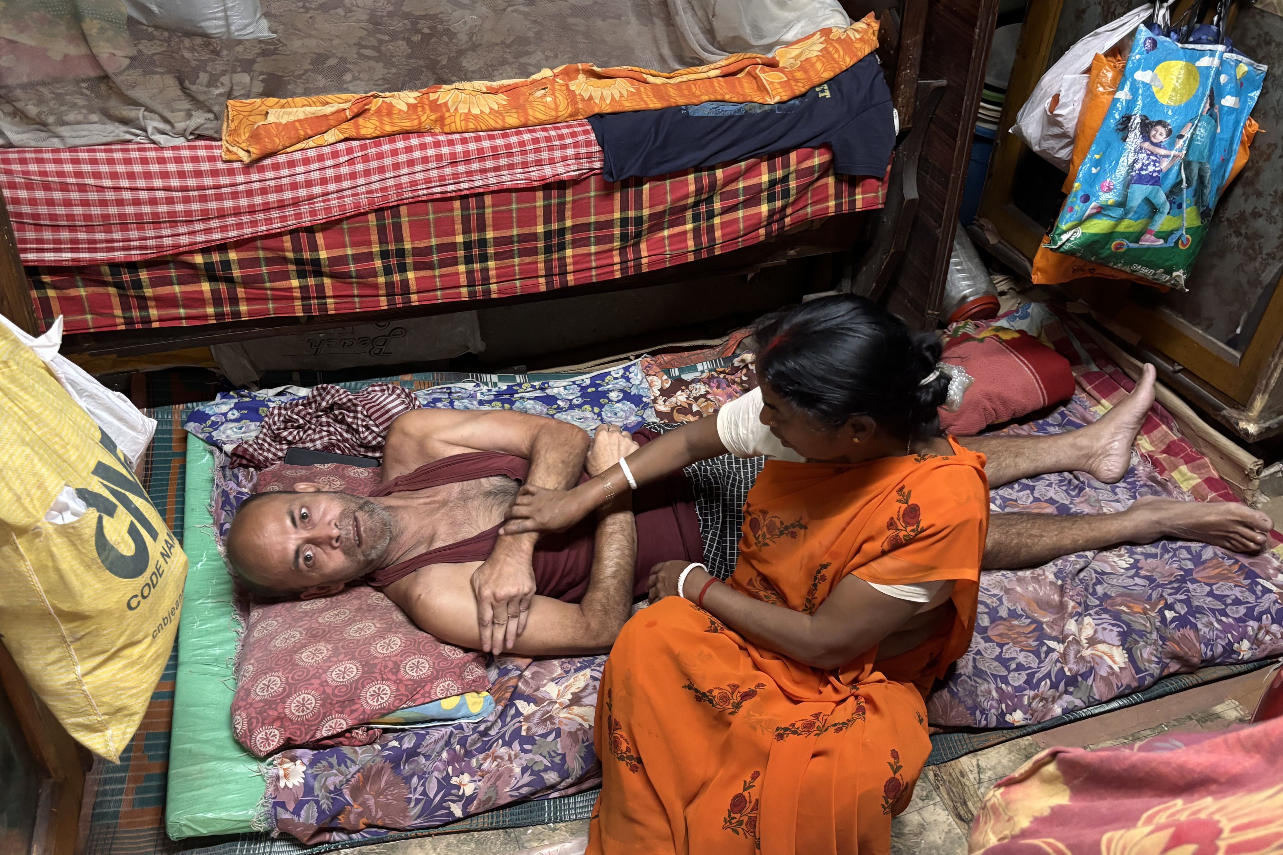 A Stroke left Swapan Paralyzed— Help him today